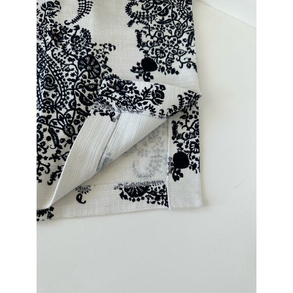 Loft Boot Skirt, Embroidered Paisely Floral Straight Pencil size 6 - Picture 6 of 6